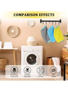 Schuhwaschbeutel gegen Verformung, schützt Ihre Schuhe, 360° perfekte Reinigung, ideal für Zuhause und Waschküche