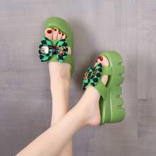 Women Home Slippers - 綠色 - 查看 12