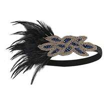 1 pezzo Fascia per capelli vintage da donna stile anni '20 Charleston Flapper, accessorio per mascherata/festa serale - Multicolore - Visualizzare 20
