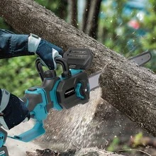 Yofidra 12 Inch Cordless Brushless Electric Saws Chainsaws Powerful Handheld Power Tool For Woodworking