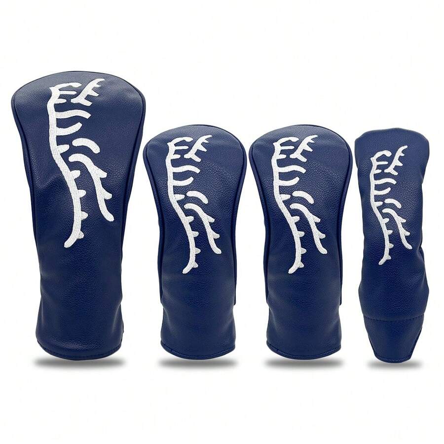 Gemstone Blue Tiger Golf Club Head Cover: A Durable, Waterproof, And Golf Accessory Club Protection Cover That Provides The Best Protection For Your Golf Club. - Blue - View 1