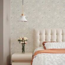 LSQ 18x120 Floral Wallpaper Peel And Stick Removable Contact Paper Farmhouse Wallpaper Beige Yellow Flowers Vintage Self Adhesive For Bedroom Kitchen Decorative - BeigeFlowers - View 5