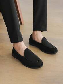 Herenschoenen in Britse stijl, verfrissend en ademend, comfortabel, minimalistische, veelzijdige, casual instappers voor buiten, modieuze niche voor jongeren, ademende, antislip, duurzame mocassins voor in de zomer.