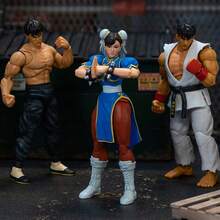 Juguetes Jada -  II Figura de acción Chun Li Cammy Bison de 6 pulgadas, escala 1:12 coleccionable - Incluye cabezas, manos e accesorios intercambiables, juguetes para adultos, a partir de 14 años, nostalgia de videojuegos clásicos, regalo para niños 1 set - Multicolor - Ver 5