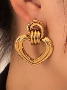 2 Pieces Gold Knot Earrings For Women, Hypoallergenic Stainless Steel Lightweight Everyday Stud Earrings