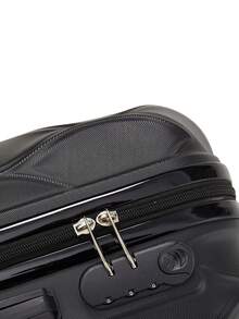 Living And Home 20-Inch ABS Hardshell Suitcase (35*20*58cm) - Scratch-Resistant With Combination Lock - Black 35cm W X 20cm D X 58cm H - View 8