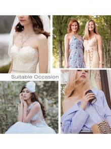 2/4 件无肩带隐形文胸聚拢隐形粘贴式文胸粘性文胸适用于女士露背装可重复使用 - 彩色 - 查看 5