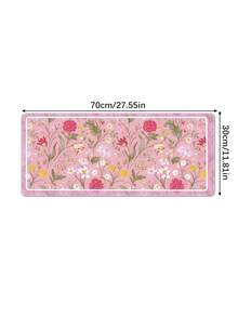 A Pink Flower Rubber Anti-Slip Gaming Mouse Pad For Desktop Computers/Laptops And Laptops, Available In Multiple Sizes - Pink - View 13