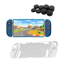 1pc 2 Console Protective Case + 2pcs Detachable Controller Grip Covers + 8pcs Joystick Caps Set, Anti-Slip, Anti-Sweat, Anti-Scratch, Enhances Grip - Multicolor - View 1