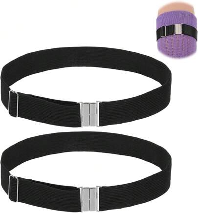 2Pcs Women's Thigh Garter Belt, Adjustable Black Garter, Thigh Strap Plus Size Thigh Garter Belt, Thigh Bands Women
