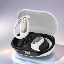 Fones de ouvido abertos OWS, sem fio 5.4 com 40 horas de reprodução, fones de ouvido com longa duração de bateria, alta qualidade de som over-ear, compatível com todos os smartphones, dispositivos de escuta de música esportiva