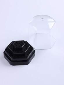 Caja de almacenamiento de herramientas para uñas con 48 agujeros, organizador hexagonal a prueba de polvo para exhibir y clasificar brocas de pulidora para máquina de uñas y suministros de salón en el hogar - Multicolor - Ver 16