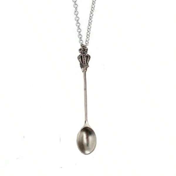 1pc Fashionable Spoon Shaped Necklace, Gift For Women