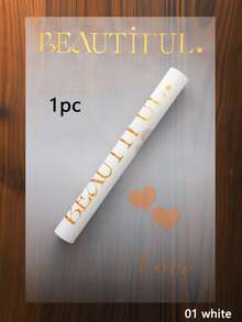 10 Stücke/Packung Wasserfestes Gold Folie Liebesbrief Blumen Geschenkpapier, für Blumengeschäft, Valentinstag