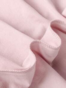 Women's T-Shirt, Short Sleeve, Crew Neck, Summer, Simple, 100% Cotton, Miss Sixty Print - 粉色 - 查看 5