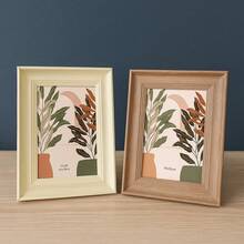 Minimalist Wooden Photo Frame With Two Horizontal Or Vertical Usage Modes