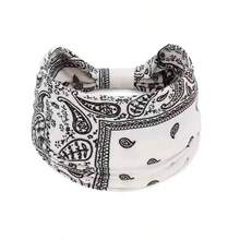 4 Packs Vintage Paisley Pattern Headbands/Bandanas For Women, Colorful Bohemian Style Sports Sweatbands, Yoga Hair Accessories Winter Hair Bands Warm Head Wrap