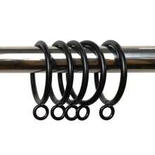 20pcs Metal Curtain Rings With Clips, Curtain Hook Clips, Curtain Hanging Rings With Rings,Suitable For Curtain Rods With A Diameter Less Than 3.2 Cm - White - View 8