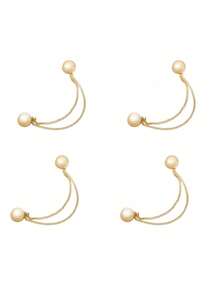 4pcs Mixed Adjustable Magnetic Pants Clips And Cuff Clips - Durable Alloy, Removable Hem Clips Suitable For Pants And T-Shirts, Magnetic Pants Hem Clips Can Shorten Pants Length Without Sewing, Strong Magnetic Clip - Multicolor - View 12