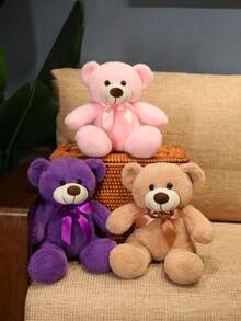 柔软泰迪熊动物毛绒玩具可爱站立泰迪熊颜色多样尺寸完美毛绒玩具朋友儿童礼物婚礼装饰散装