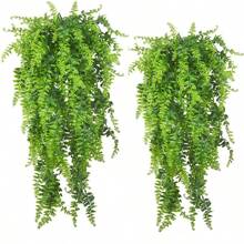 3 pezzi di viti artificiali appese, piante finte di felce e edera, decorazione per pareti, interni ed esterni di casa, giardino, matrimoni e feste