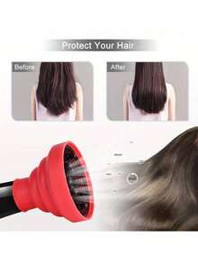 1 pezzo Diffusore per asciugacapelli pieghevole in silicone, Copertura portatile per asciugacapelli in silicone, Accessorio ugello pieghevole per asciugatura e styling, Strumenti e accessori per la cura dei capelli a ioni negativi, Strumenti per lo styling dei capelli leggeri, Unisex, Adatto per capelli normali (Adatto solo per alcuni asciugacapelli), Articoli essenziali per il ritorno a scuola, viaggi e vacanze, Spazzola per capelli lisci, Asciugacapelli, Lacca per capelli, Prodotti per capelli ricci, Forbici per tagliare i capelli, Natale, Barbiere, Parrucchiere, Asciugacapelli, Spazzola per capelli ricci, Acconciatura, Parrucchiere, Attrezzatura per parrucchiere