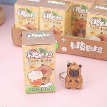 CapyBara Blind Box, Cartoon Keychain, Cute CapyBara Accessories, With The Same Probability Of Obtaining Each Style - Multicolor - View 12