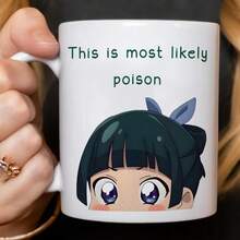 Apothecary Diaries MaoMao Mug, This Is Most Likely Poison, Funny Cute Anime Mug, Ceramic Mug, Otaku Fan - Ani10067 Drinkware Beverage - trắng - Xem 4
