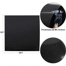 Heavy-Duty Waterproof Pond Liner - Multifunctional Black Plastic Film, Durable Outdoor Garden And Fish Tank Liner, Easy Installation
