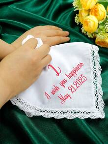 Khăn tay thêu tên theo yêu cầu, Khăn tay cưới cho cô dâu, Khăn tay cá nhân hóa cho nữ, Khăn tay trắng tùy chỉnh, Khăn tay ren, Quà cưới tùy chỉnh, Phụ kiện cưới, Quà sinh nhật, Ngày Valentine, Cô dâu, Chú rể, Phù dâu, Bạn gái, Bạn trai, Mẹ, Bạn bè, Gia đình, Bền, Nhiều màu sắc, Dễ thương, Đáng yêu, Ngộ nghĩnh, Kawaii, Y2K, Phong cách, Unisex, Thường ngày, Tùy chỉnh, Cá nhân hóa, Độc đáo, Được thiết kế riêng, Quà tặng lý tưởng cho anh ấy, Quà tặng lý tưởng cho cô ấy, Cô ấy, Bạn trai, Bạn gái, Gia đình, Bạn bè, Tình yêu vĩnh cửu - phong cách A - Xem 5