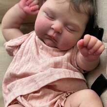 Reborn Baby Dolls, 18 Inch Realistic Newborn Baby Dolls, Girls With Soft Weighted Body, Doll Accessories, Gift Set For Children Ages 3 And Up - Nhiều màu - Xem 9