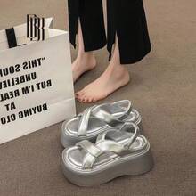 Men Sport Sandals - Plateado - Ver 3