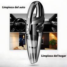 Aspiradora de Mano Inalámbrica con Succión Potente – Recargable, Portátil, con Filtro Lavable y Múltiples Boquillas para Auto, Hogar, Oficina y Mascotas - Negro - Ver 5