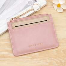 Premium Card Holder, Women's Card Sleeve, Ins Style Solid Color Card Wallet, Multi-Slot Versatile Coin Purse - Multicolor - View 7