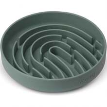 Coomazy Large Silicone Slow Feeder Dog Bowls, Interactive Puzzle Toy Pets Food Training, Keeps Dogs Busy, Prevents Puppy Overeating (Dark Green, Large: 3.2Cup) - Xám - Xem 9
