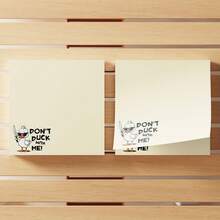 4 件趣味鸭子便签 3x3 英寸 50 张趣味办公室记事本粘性趣味便签适用于学校办公室家居用品学生教师礼物、学校用品、返校 - A - 查看 5