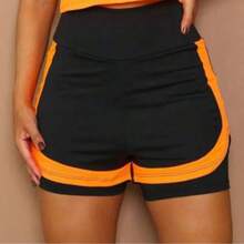 Double Fitness Shorts - trái cam - Xem 1