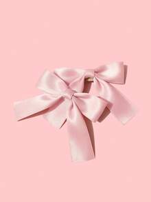 2pcs Pet Bowknot Hair Clips, Cute Cat/Dog Side Clips & Top Clips Hair Accessories