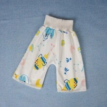 1pc Waterproof Anti-Leakage Baby Potty Training Pants/Skirts, Breathable Soft Material, Washable & Reusable, Suitable For Infants - Multicolor - View 24