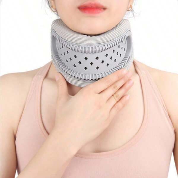 1pc Silicone Breathable Neck Wrap, Neck Support Brace, Seasonal Neck Collar, Neck Protector Wrap