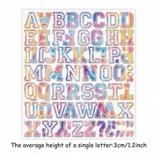 Colorful Galaxy / Star Space Letter Iron On Transfers, Clothing / Bag / Hat DIY Personalized Decoration Stickers, Vinyl Heat Press Print