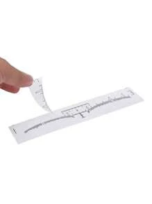 100/50/10pcs Eyebrow Tattoo Template Ruler, Disposable Eyebrow Shape Design Ruler, Standard Eyebrow Tattoo Ruler, Positioning Ruler, Measuring Eyebrow Gauge