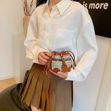 Women Shoulder Bags - 黑白熊貓色[經典款] - 查看 8