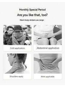 20/10 piezas Parche autocalentable Parche de calentamiento corporal Parche de calentamiento de pies Parche de calentamiento del útero Calentador de manos desechable activado por aire de larga duración y natural sin olor Parche de calentamiento de cintura y abdomen Parche de calentamiento de hombros, cuello y rodillas Adecuado para mujeres Parche de calentamiento de cintura