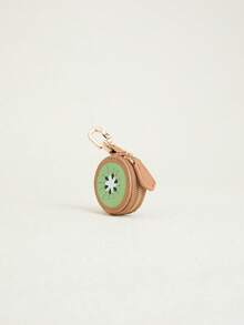 Miniaturowa portmonetka z zawieszką w kształcie owocu kiwi, kompatybilna z Airtagiem, prezent dla dziewczyny i kobiety, portfel damski, mini portfel, portfel na monety, portfel na nadgarstek