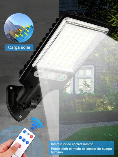 Luz solar portátil, panel solar con 60 LED, adecuado para parque al aire libre, calle, casa, parque, noche de carnaval navideño, fiesta de Navidad