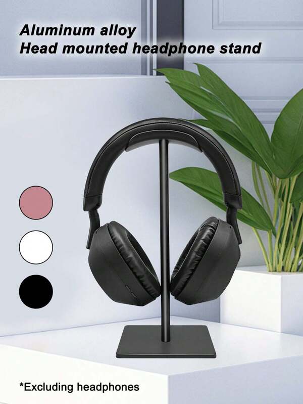 Headphone Stand, Gaming Headset Holder, Aluminum Alloy Detachable Display Rack For Office, Dorm And Home Use Headphone Holder