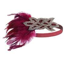 1 pezzo Fascia per capelli vintage da donna stile anni '20 Charleston Flapper, accessorio per mascherata/festa serale - Multicolore - Visualizzare 22