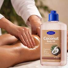1瓶260毫升椰子身体油，舒缓按摩油，滋养、柔嫩、修复肌肤，温和去角质，快速吸收，保湿，告别干燥粗糙，提升肌肤光泽，令肌肤光滑柔嫩，放松身心，带来愉悦体验，轻盈不油腻，男女皆宜。 - 彩色 - 查看 2