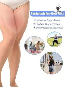 10/20Pcs Disposable V-Shaped Anti-Chafing Thigh Pads – Invisible Non-Woven Inner Thigh Friction Stickers, Breathable Anti-Slip Leg Guards For Plus Size Men & Women, Ideal For Summer, Dresses & Outdoor Activities - Multicolor - View 6